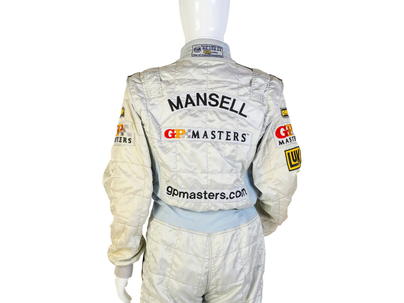 2005 GP Masters OMP NIGEL MANSELL’S Race Suit -  Ridex Racegear