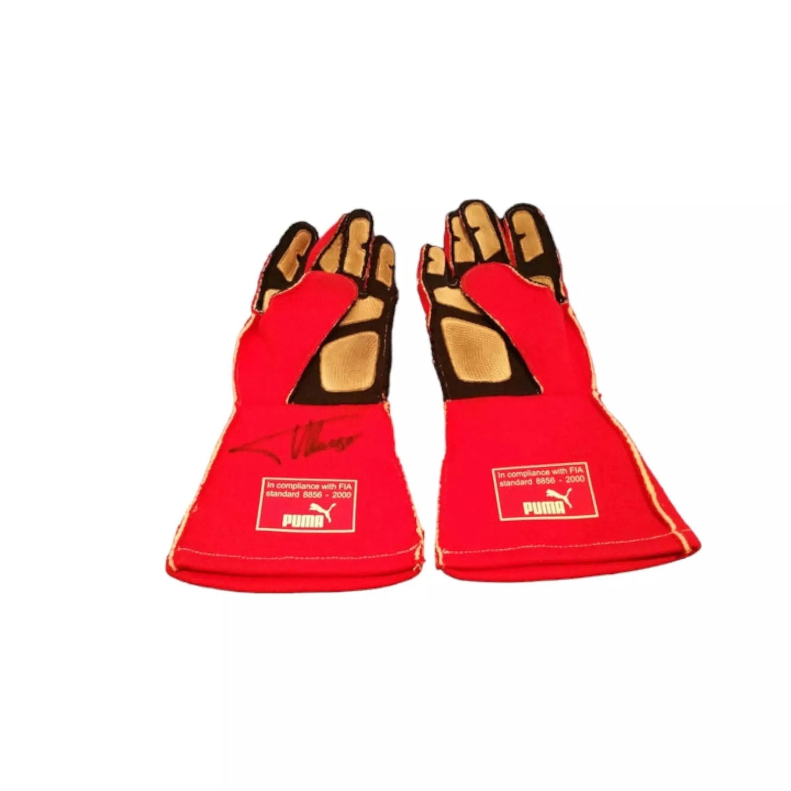 2014 Fernando Alonso gloves - Abu Dhabi GP - Ridex Racegear