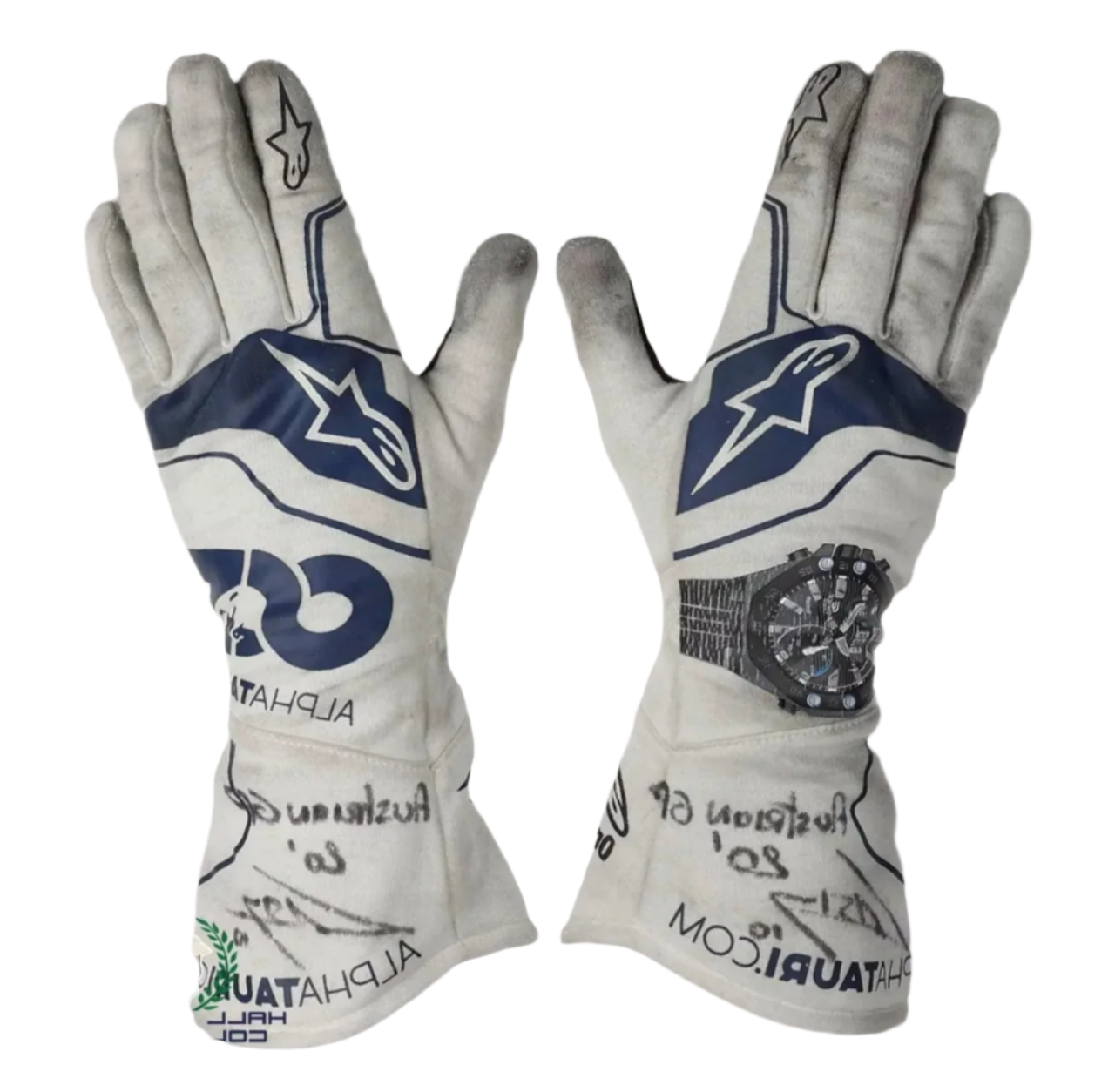 2020 Pierre Gasly AlphaTauri Scuderia  F1 Raceing Gloves - Speedxcrafts