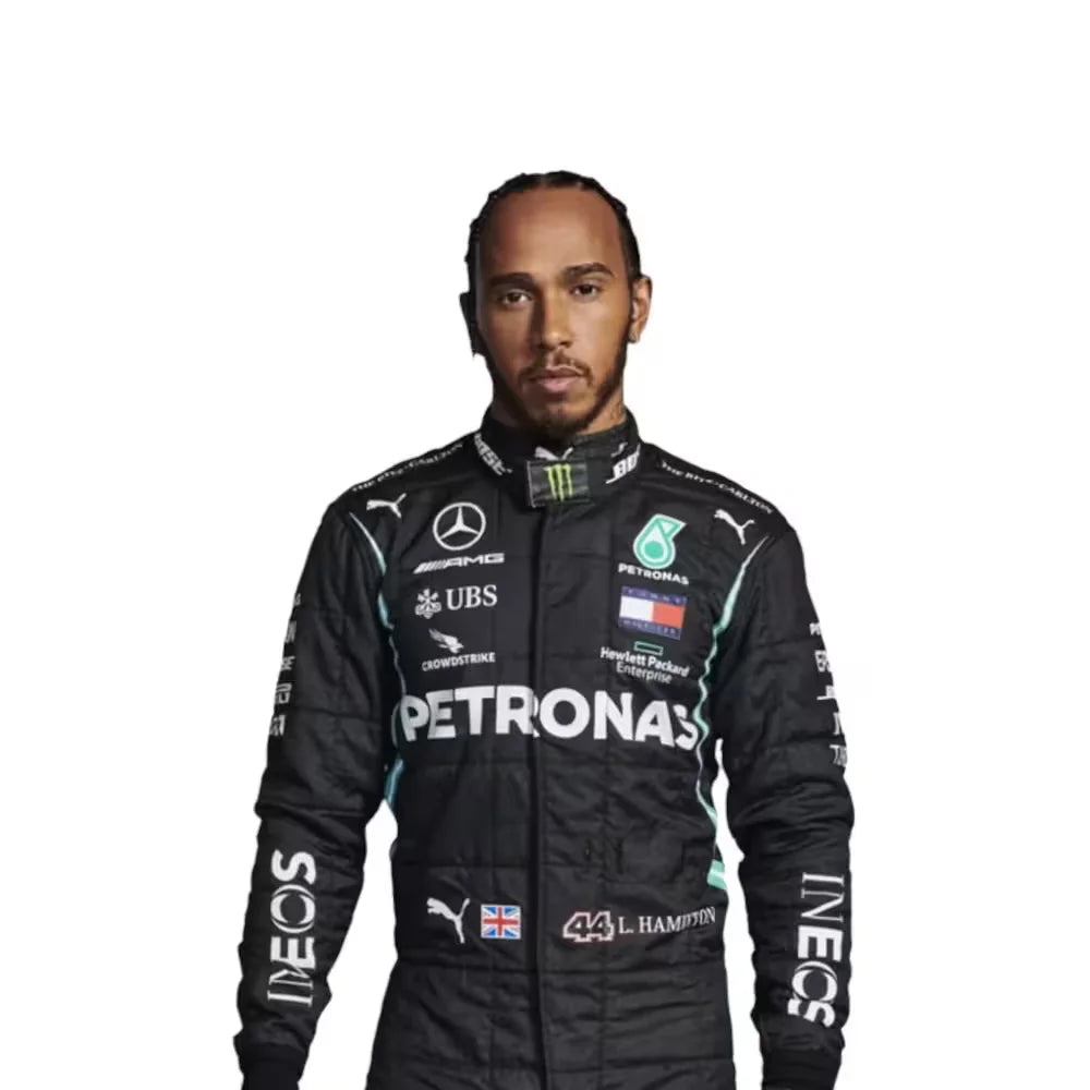 2021 Lewis Hamilton PETRONAS Mercedes F1 Race Suit Ridex Racegear
