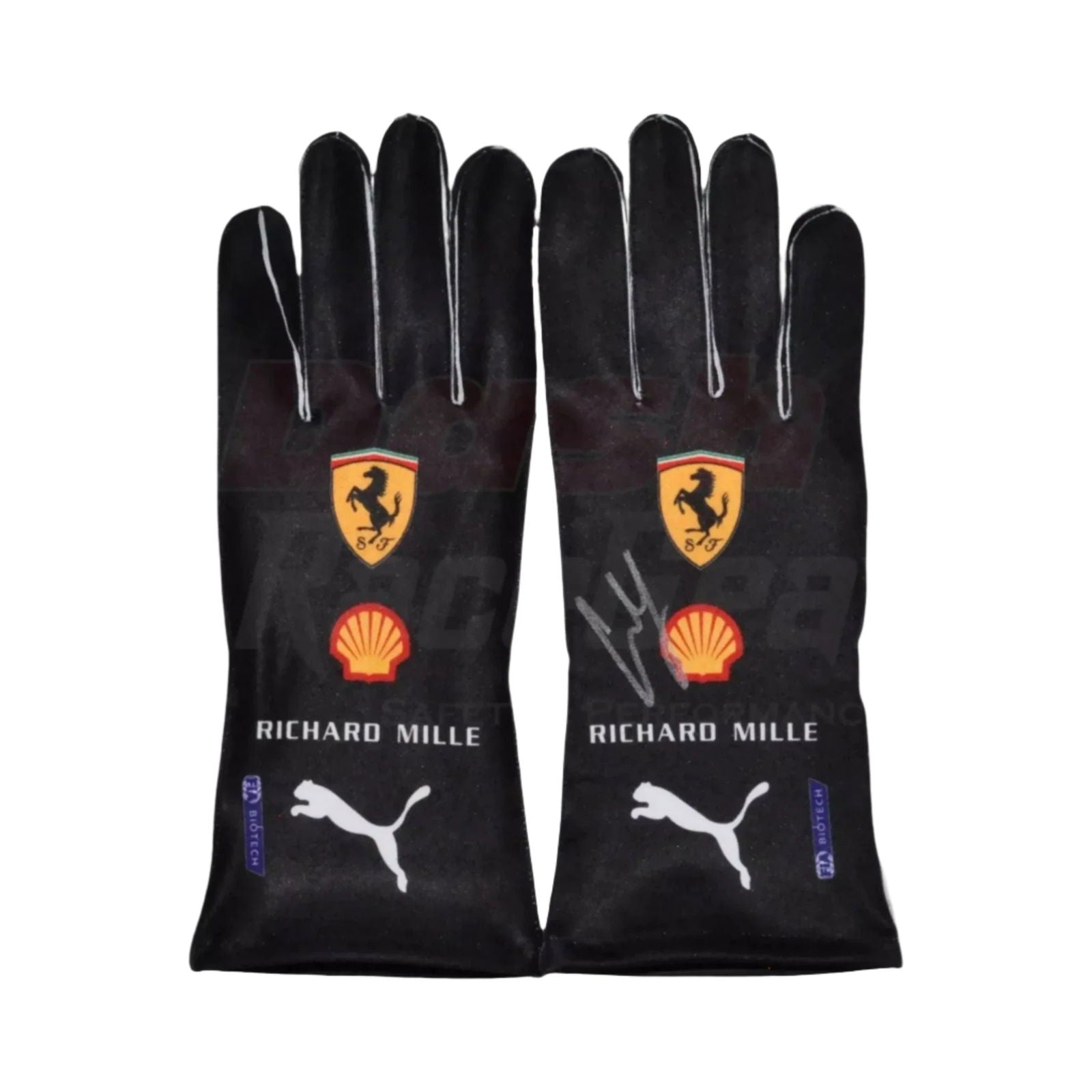 2022 CHARLES LECLERC FERRARI REPLICA F1 GLOVES - Ridex Racegear