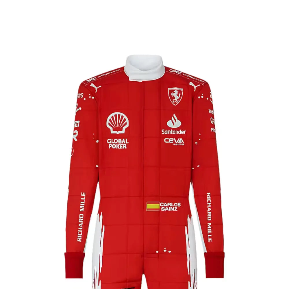 2023 Carlos Sainz Ferrari  Race Suit Ridex Racegear