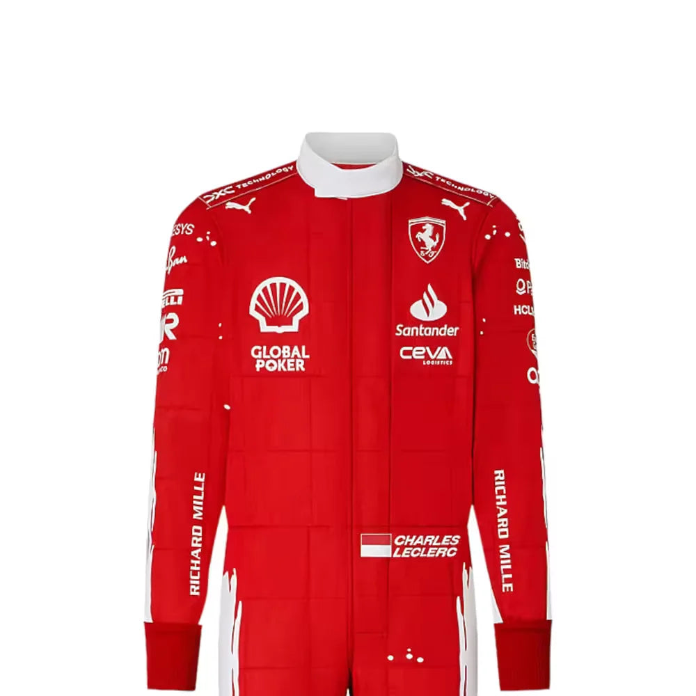 2023 Charles Leclerc Ferrari F1 Race Suit Ridex Racegear