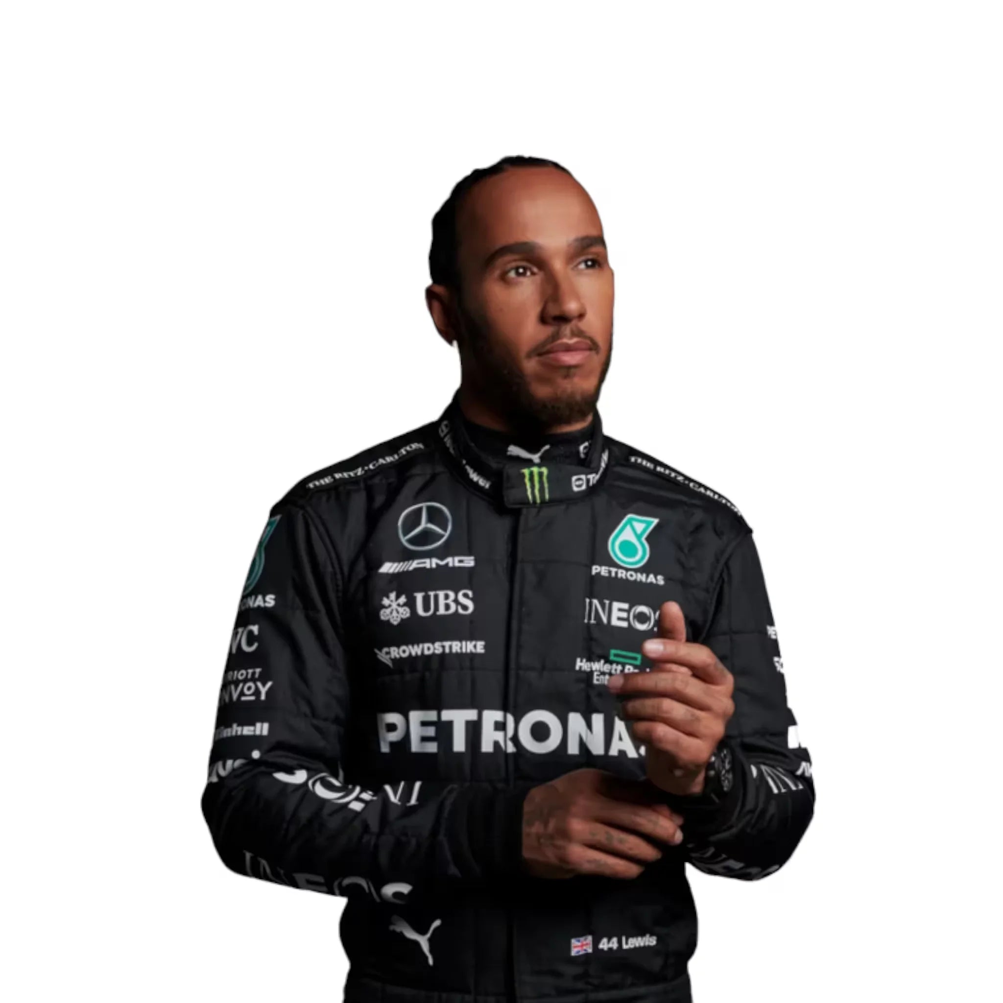 2023 Lewis Hamilton PETRONAS Mercedes F1 Race Suit Ridex Racegear