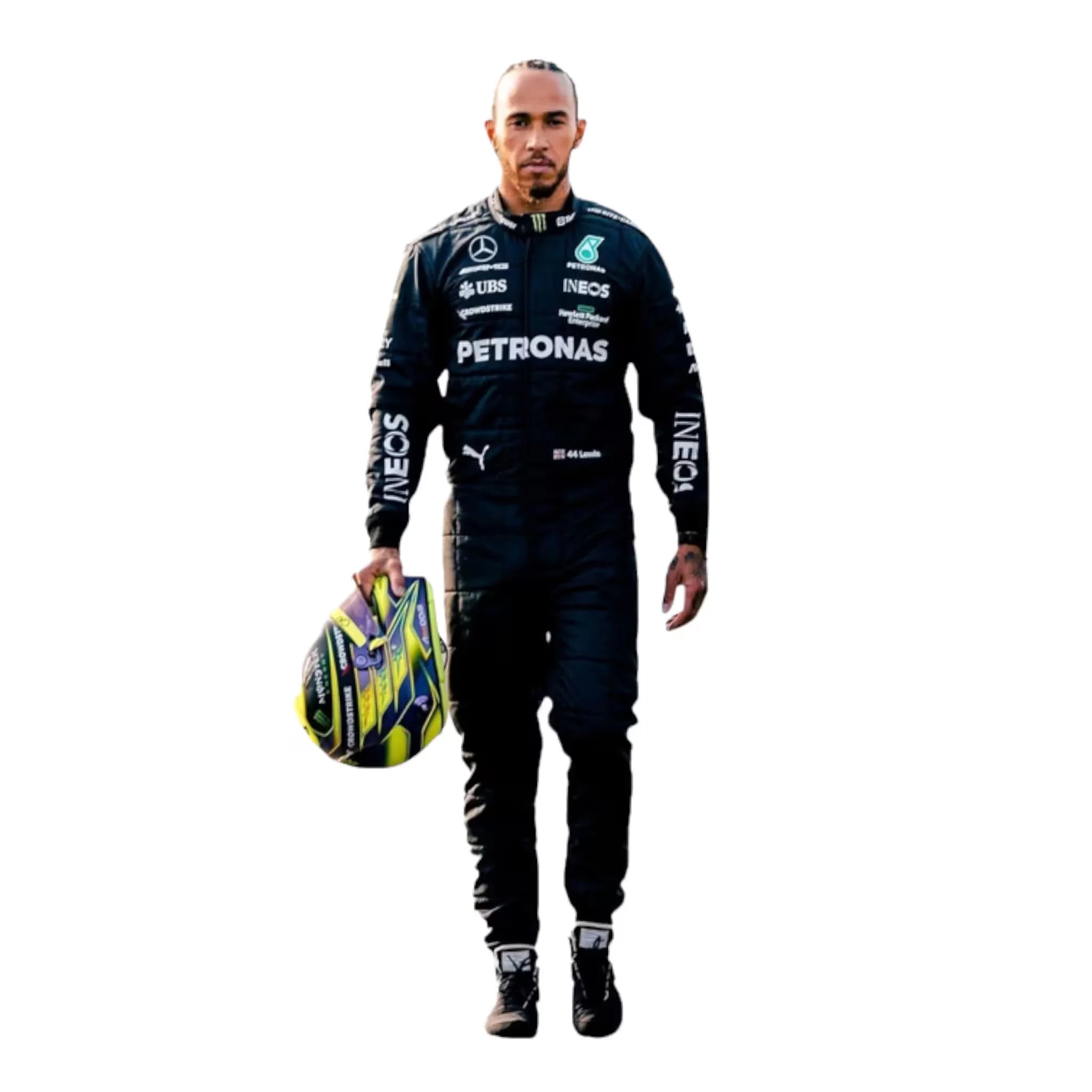 2023 Lewis Hamilton PETRONAS Mercedes F1 Race Suit Ridex Racegear