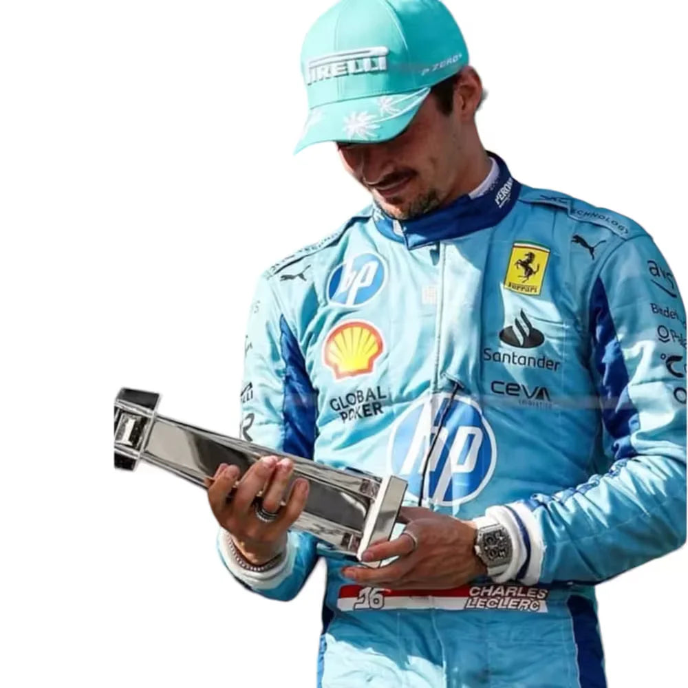 2024 Charles Leclerc’s Race Suit for Miami Grand Pix Ridex RaceGear