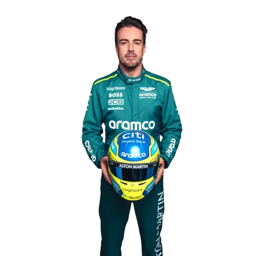 2024 Fernando Alonso Aston Martin F1 Race Suit idex Racegear