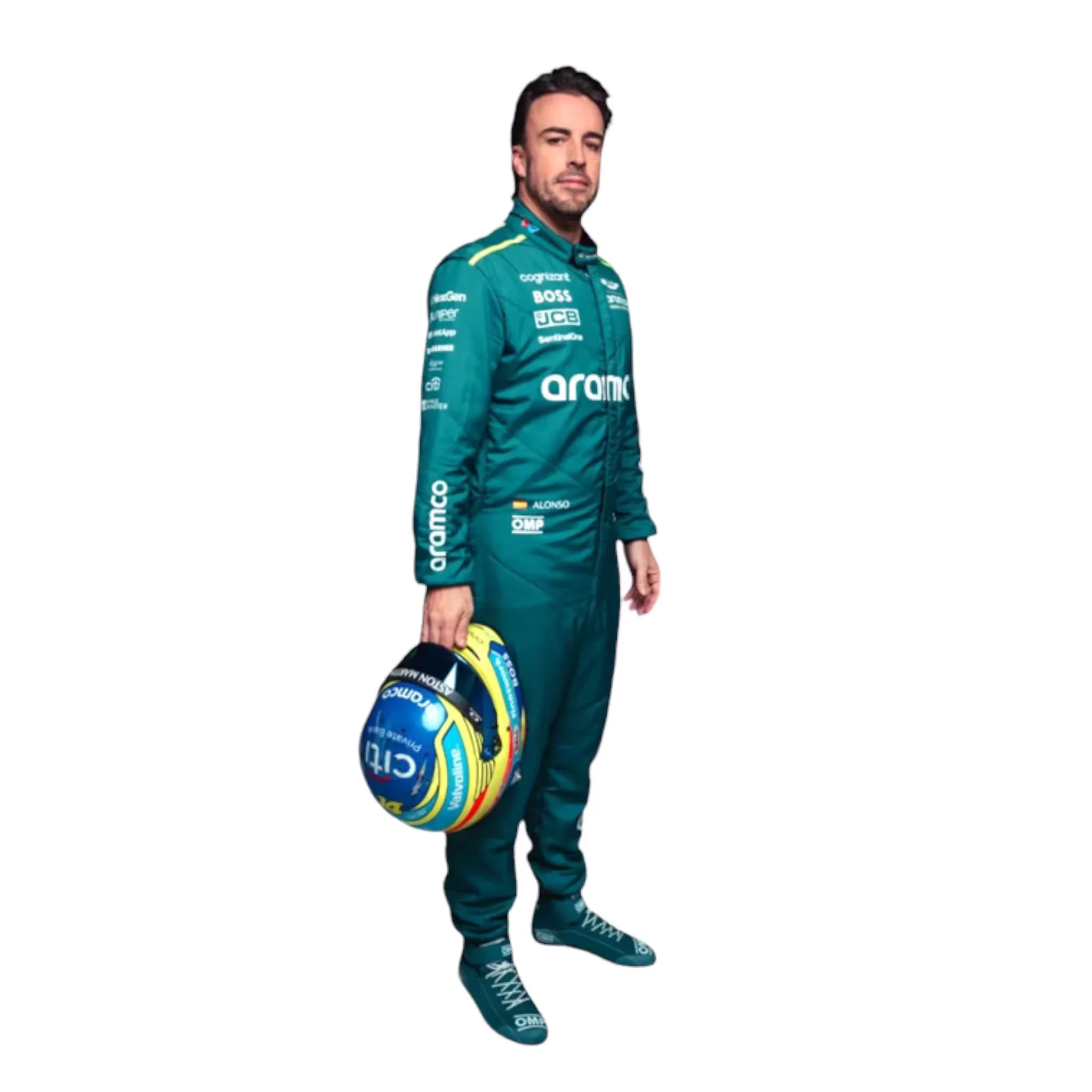2024 Fernando Alonso Aston Martin F1 Race Suit idex Racegear