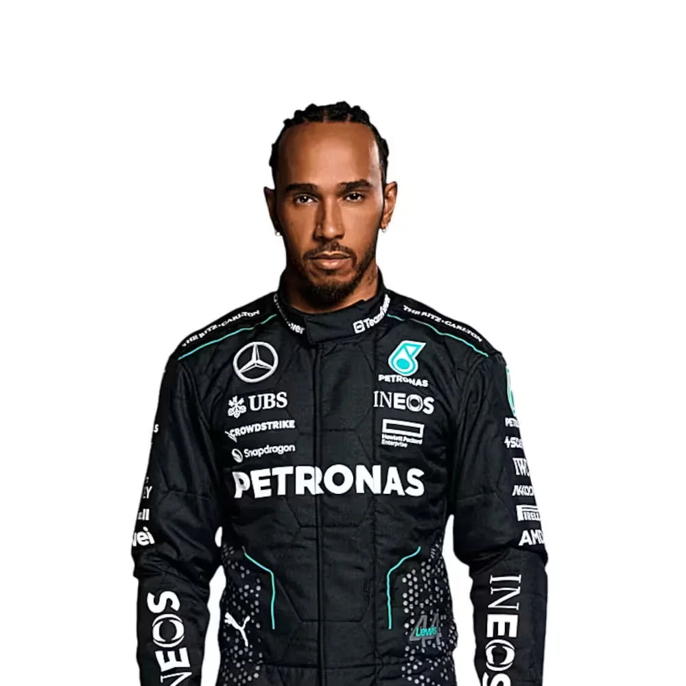 2024 Lewis Hamilton Mercedes AMG F1 Race Suit Ridex Racegear