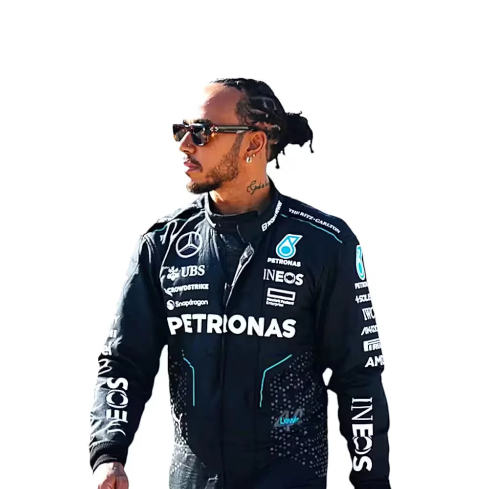 2024 Lewis Hamilton Mercedes AMG F1 Race Suit Ridex Racegear