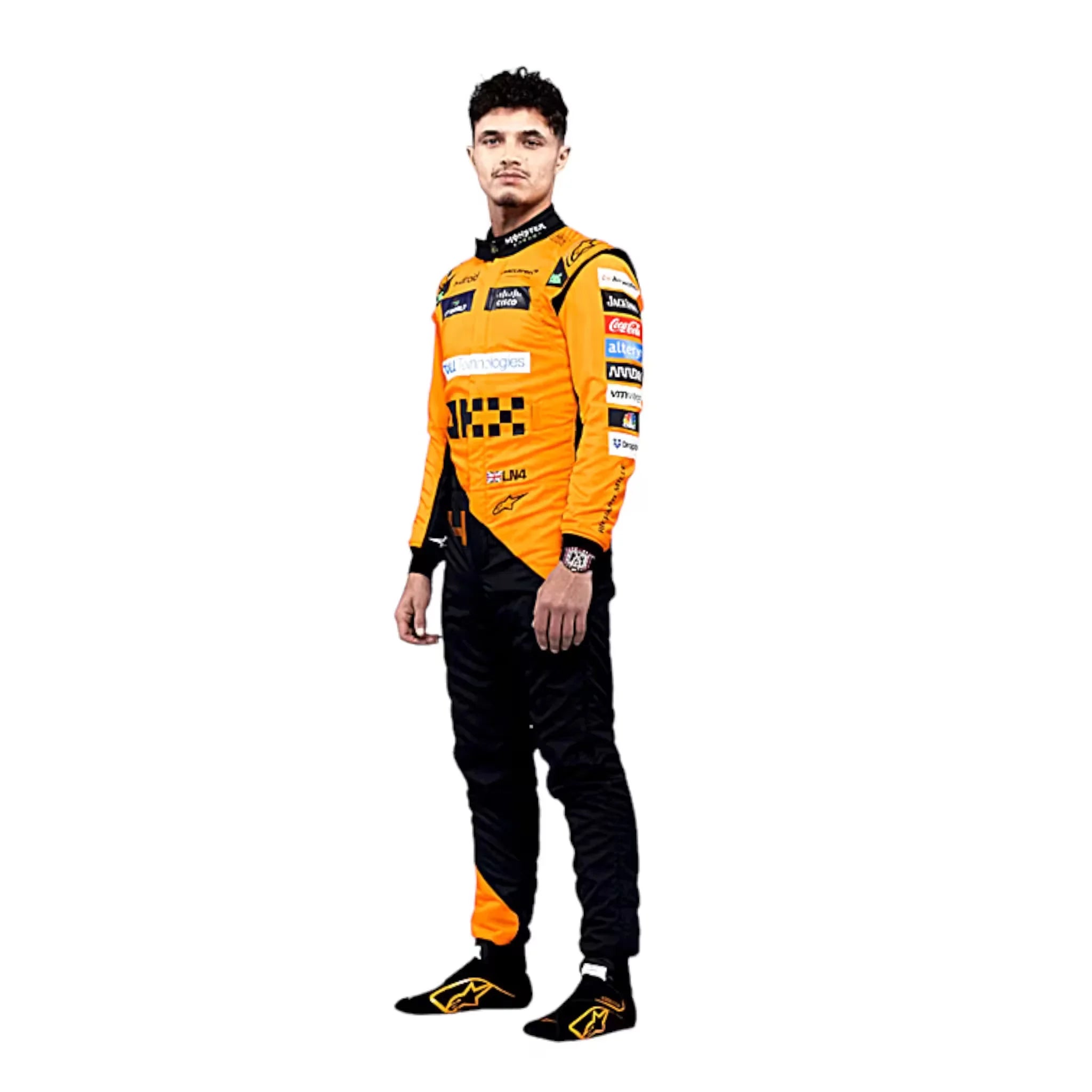 2024 New McLaren Lando Norris F1 Team Race Suit Ridex Racegear