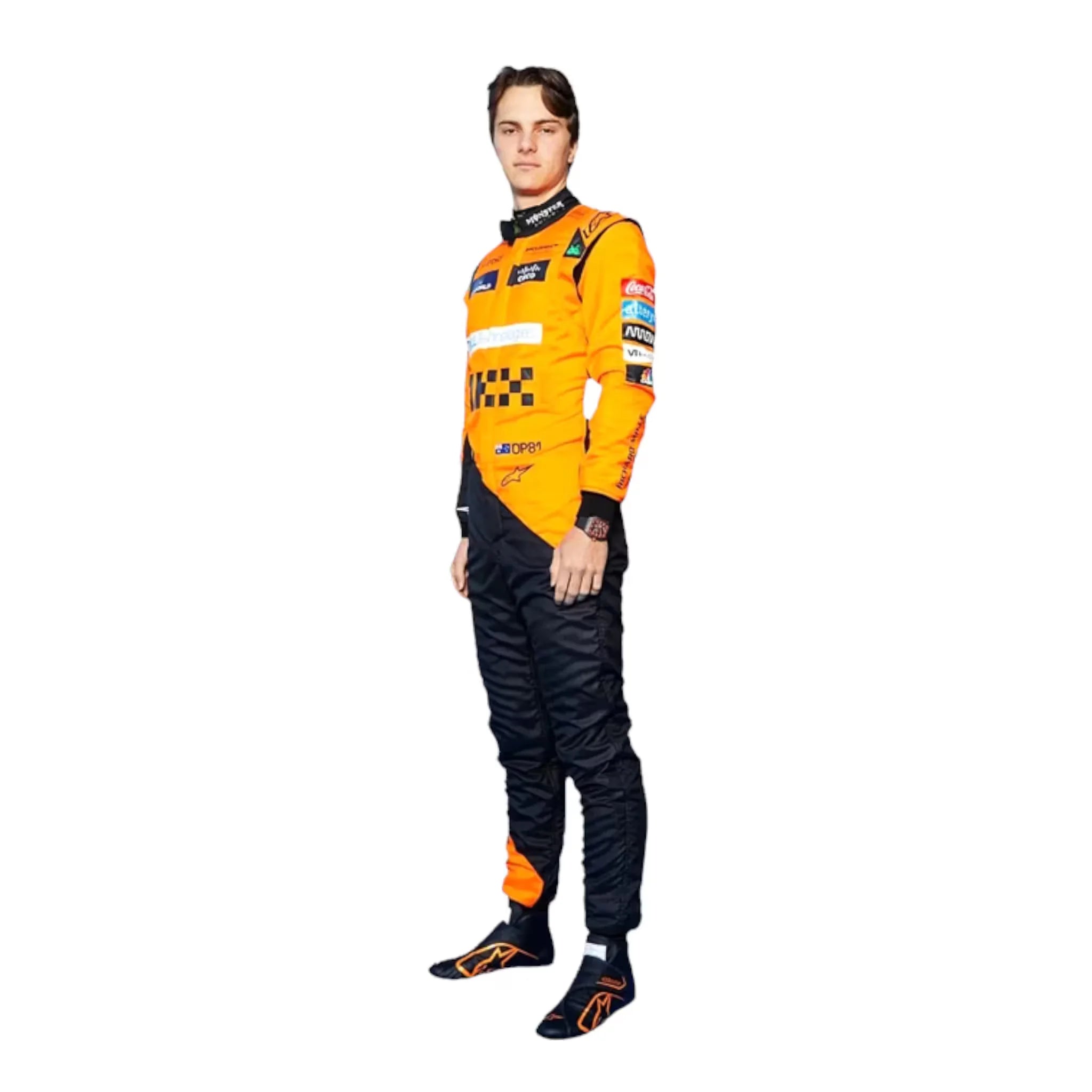 2024 New McLaren Oscar Piastri F1 Team Race Suit Ridex Racegear