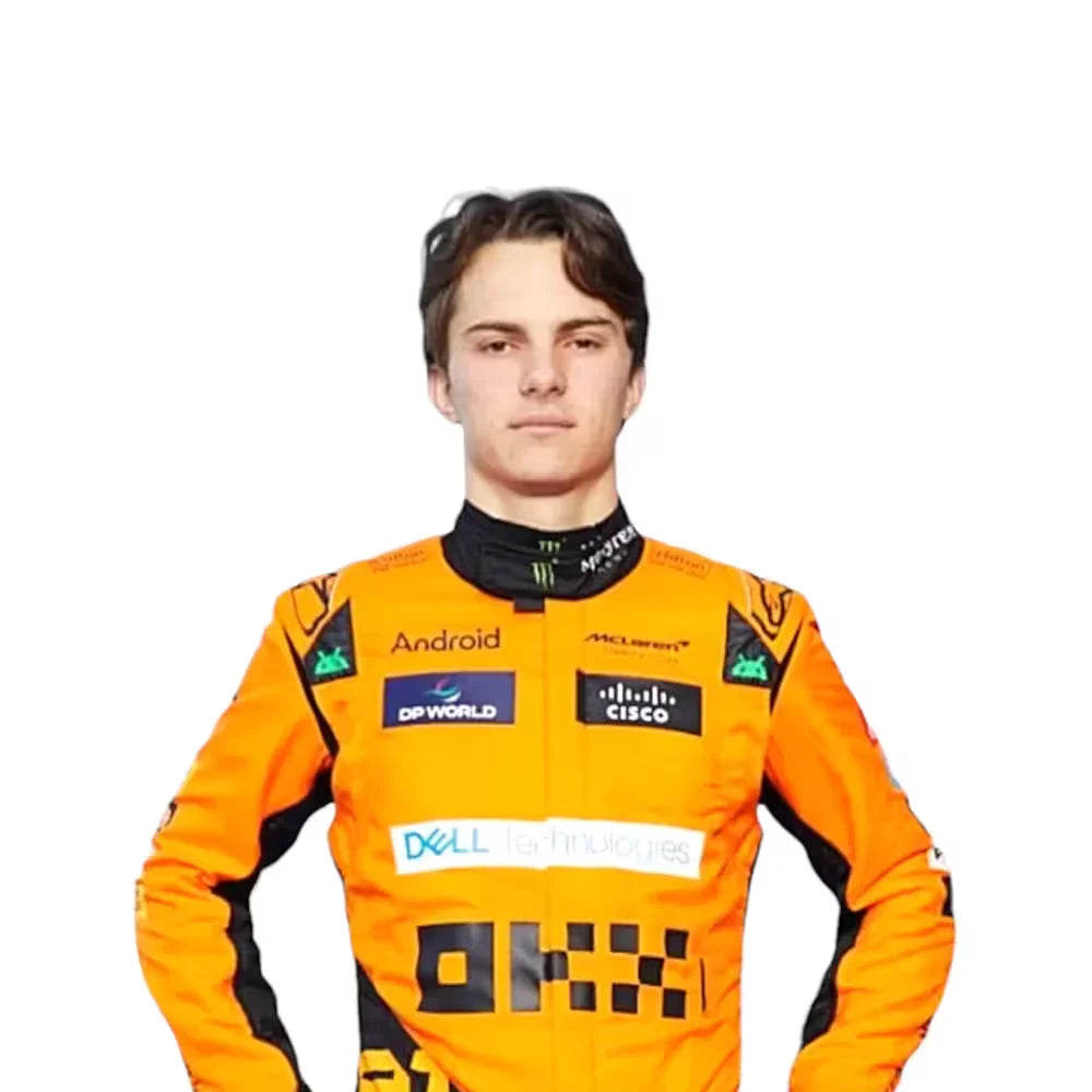 2024 New McLaren Oscar Piastri F1 Team Race Suit Ridex Racegear