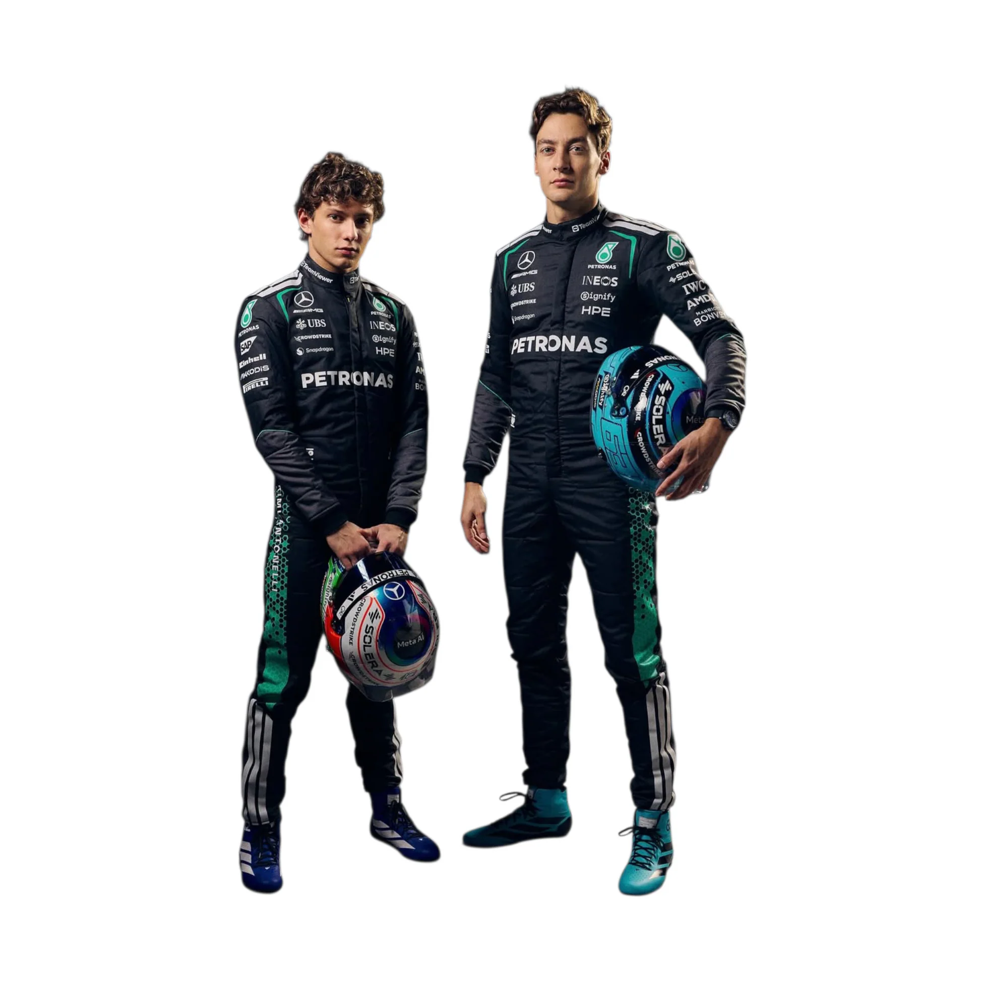 2026 Andrea Kimi Antonelli & George Russell Mercedes Replica Suit