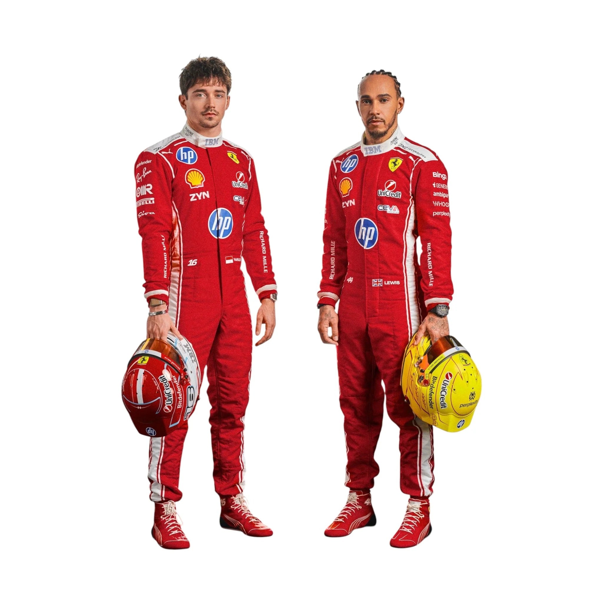 NEW 2026 Scuderia Ferrari HP Replica F1 Team Race Suit