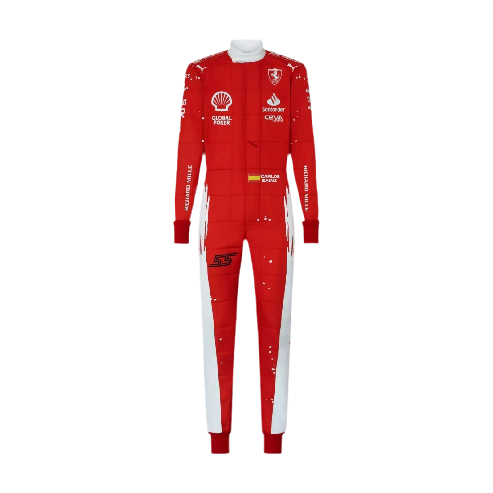 Scuderia Ferrari Race Suit - Charles Leclerc & Carlos Sainz Jr 2023 - Speedxcrafts